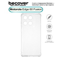 Чохол до мобільного телефона BeCover Anti-Shock Motorola Edge 60 Fusion Clear (713805)