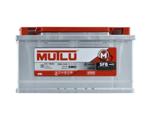 Акумулятор автомобільний MUTLU 6СТ-100 (0) SFB L5.100.083.A