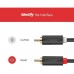 Кабель мультимедійний 2xRCA M to 2xRCA M 1.0m AV104 black Ugreen (30747)