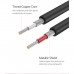 Кабель мультимедійний 2xRCA M to 2xRCA M 1.0m AV104 black Ugreen (30747)