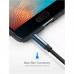 Кабель мультимедійний 3.5mm M to 3.5mm F 1.0m AV118 blue Ugreen (40673)