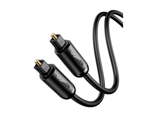 Кабель мультимедійний Optical Toslink 1.0m AV122 black Ugreen (70890)