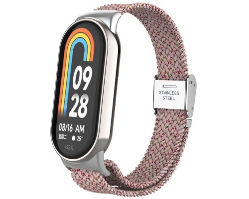 Ремінець до фітнес браслета Armorstandart Braided Solo Loop для Xiaomi Smart Band 10/9/8 Starlight Pink (ARM86885)