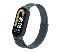Ремінець до фітнес браслета Armorstandart Milanese Magnetic для Xiaomi Smart Band 10/9/8 Titanium Grey (ARM86893)