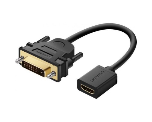 Перехідник DVI M to HDMI F 0.22m black Ugreen (20118)
