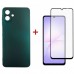 Чохол до мобільного телефона Dengos Soft Kit for Samsung Galaxy A07 case + glass Green (DG-KM-166)