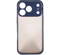 Чохол до мобільного телефона Dengos Matte iPhone 17 Pro Blue (DG-TPU-MATT-171)