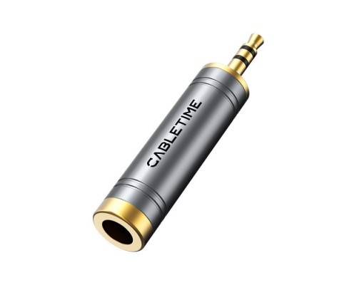 Перехідник 3.5mm M to 6.35mm F Cabletime (CA915132)