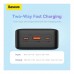 Батарея універсальна Baseus Airpow 30000mAh 20W PD/3.0, QC/3.0, black (PPQD090101)