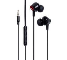Навушники Vention Echo Lite 3.5mm In-Ear Wired Black (GBABAV)