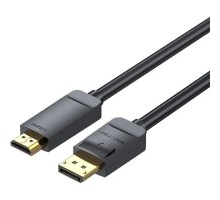 Кабель мультимедійний DisplayPort M to HDMI M 2.0m 4K30Hz black Vention (HAGBH)