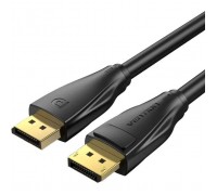 Кабель мультимедійний DisplayPort M to DisplayPort M 1.5m V1.4 8K black Vention (HCDBG)