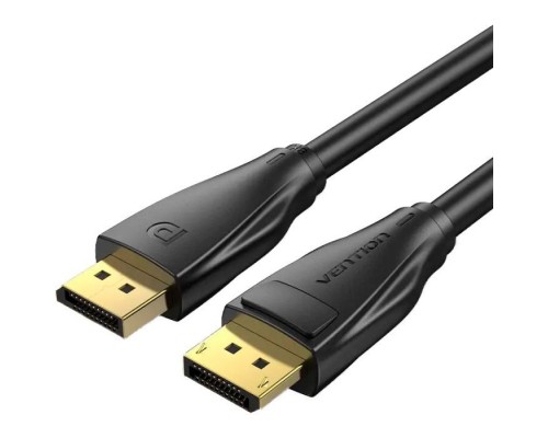 Кабель мультимедійний DisplayPort M to DisplayPort M 1.5m V1.4 8K black Vention (HCDBG)