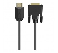 Кабель мультимедійний HDMI M to DVI M 2.0m 4K60Hz HP (HP_DHC-HD05-02M)