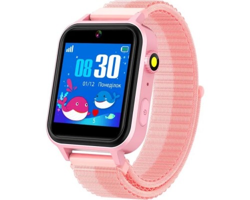 Смарт-годинник Amigo GO10S Pro WIFI Рожевий Смарт-годинник для дітей (1182493)