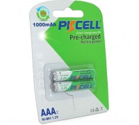 Акумулятор PkCell AAA R03 1000mAh 1.2V NiMH Already Charged, 2шт/бл (PC/AAA1000-2BA)