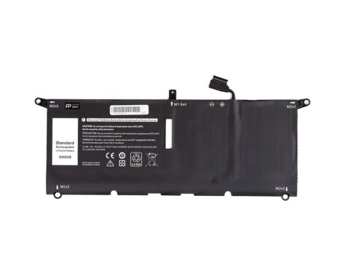 Акумулятор до ноутбука Dell XPS 13-9370 DXGH8 49Wh (6500mAh), 4cell, 7.6V, Li-ion AlSoft (A71164)