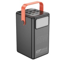 Батарея універсальна HOCO 100000mAh Max Centurion PD/65W, QC, LED Lamp, Black (DB03 / 714722)