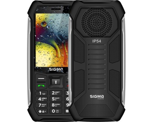 Мобільний телефон Sigma X-style 323 RAIN Black (4827798885710)
