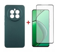 Чохол до мобільного телефона Dengos Realme 12 4G/5G Soft+glass Green (DG-KM-184)