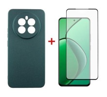 Чохол до мобільного телефона Dengos Realme 12 4G/5G Soft+glass Green (DG-KM-184)