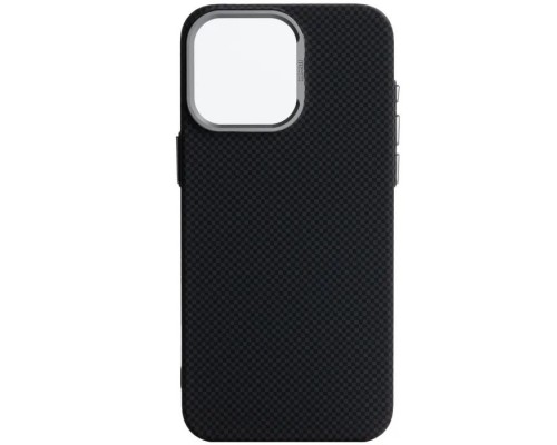Чохол до мобільного телефона Armorstandart LikeCarbon2 MagCase Apple iPhone 16 Pro Max Kevlar Black (ARM88382)