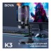 Мікрофон Boya K3-02 RGB Type-C/3,5 мм Black (BOYA K3-02)