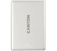 Батарея універсальна Canyon 5000mAh OnPower 500 PD20W Magnetic wireless MagSafe Grey (CNS-CPB500G)