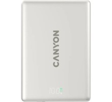 Батарея універсальна Canyon 5000mAh OnPower 500 PD20W Magnetic wireless MagSafe Grey (CNS-CPB500G)