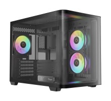 Корпус для ПК OCYPUS IOTA C50 BK CURVE ARGB DIGITAL (OTA-C50-BKD300CD-GL)
