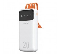 Батарея універсальна Dudao K6Pro+ 20000mAh 10W with USB-C/Lightning/MicroUSB/USB-A cables (6977196682409)