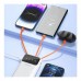 Батарея універсальна Dudao K6Pro+ 20000mAh 10W with USB-C/Lightning/MicroUSB/USB-A cables (6977196682409)