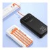 Батарея універсальна Dudao K6Pro+ 20000mAh 10W with USB-C/Lightning/MicroUSB/USB-A cables (6977196682409)
