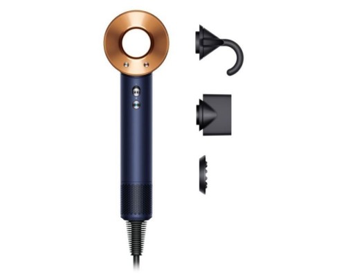 Фен Dyson HD07 Supersonic Straight+Wavy Prussian Blue/Rich Copper (113277-01)