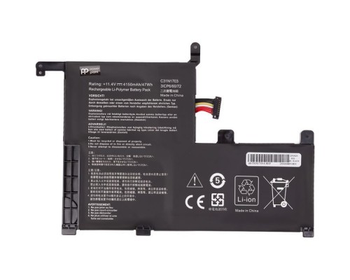 Акумулятор до ноутбука ASUS Zenbook Flip UX561 (C31N1703) 11.4V 4150mAh PowerPlant (NB432349)