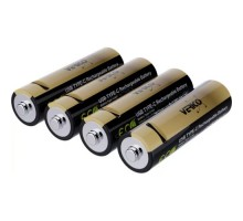 Акумулятор Verico AA USB Type-C 2220mAh/3330mWh-1.5V Li-ion 4шт./уп. (Loop Energy PRO) (1UDBT-A6WEAC-NN)