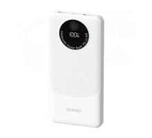 Батарея універсальна Dudao 10000mAh K12 22.5W, PD, QC, 2*USB-A, USB-C(In/Out), White (6976625333875)
