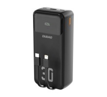Батарея універсальна Dudao 30000mAh K15 MAX 22.5W, PD, QC, USB-A, Lightning, USB-C(In/Out), with USB-C/Lightning cables (6977196682478)