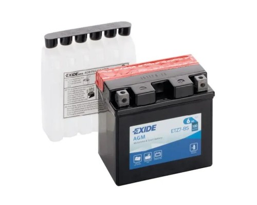 Акумулятор автомобільний EXIDE Мото Ready AGM 6,5Ah (+/-) (85EN) (AGM12-6.5)