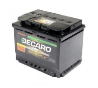 Акумулятор автомобільний DECARO 60Ah-12v START L,EN480 (6СТ-60 АЗ (1) S)