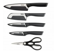 Набір ножів Tefal Comfort, 5 предметів, чорний (K2215S55)