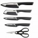 Набір ножів Tefal Comfort, 5 предметів, чорний (K2215S55)