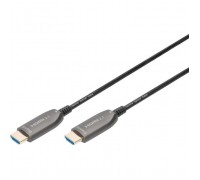 Кабель мультимедійний HDMI M to HDMI M 20m 8K AOC hybrid-fiber black Digitus (AK-330126-200-S)