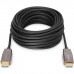 Кабель мультимедійний HDMI M to HDMI M 20m 8K AOC hybrid-fiber black Digitus (AK-330126-200-S)
