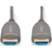 Кабель мультимедійний HDMI M to HDMI M 20m 8K AOC hybrid-fiber black Digitus (AK-330126-200-S)