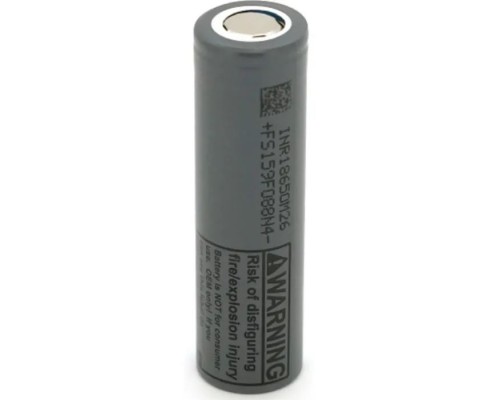Акумулятор 18650 2500mAh, 10A, 4.2/3.6/2.5V, Grey LG (INR18650M26)