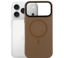 Чохол до мобільного телефона BeCover FIBRA ArcLine MagSafe Apple iPhone 17 Pro Brown (715383)