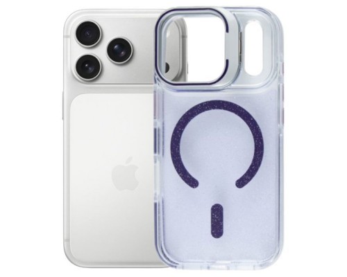 Чохол до мобільного телефона BeCover FIBRA Star Shine MagSafe Apple iPhone 17 Pro Max Purple (715437)