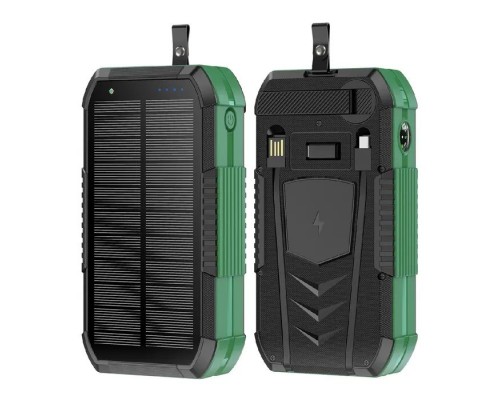 Батарея універсальна AURA NRG-40SE ARM SOLAR 40000mAh Wireless Dynamo charging Green (PBANRG40SEG)