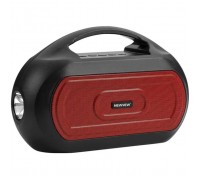 Акустична система NEWVEW NV-V50 Solar Panel/BT/USB/TF/FM/AUX Red (NWVW-NV-V50-RD)